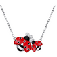 Cute Ladybug Family Necklace Pendant Lady Bug Jewelry Lucky Chain Birthday Gift 925 Sterling Silver 20in.