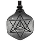 Flower of Life Necklace Crystal Merkaba Star Tetrahedron Healing Reiki Wand Pendant Wond Chain Sacred Geometry Kabbalah Seed of Life Jewelry 28in.
