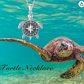 Turtle Compass Necklace Pendant Beach Ocean Tropical Sea Turtle Ocean Jewelry Hawaiian Chain Gift 925 Sterling Silver 20in.