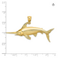 14K Gold Marlin Swordfish Pendant Sailfish Charm Bracelet Sail Fish Sword Fish Jewelry Fisherman Birthday Gift