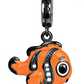 Cute Clown Fish Charm Bracelet Pendant Gold Fish Jewelry Birthday Gift 925 Sterling Silver