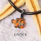 Cute Clown Fish Charm Bracelet Pendant Gold Fish Jewelry Birthday Gift 925 Sterling Silver