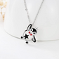 925 Sterling Silver Penguin Pendant Necklace Chain Penguin King Star Jewelry Gift 20in.