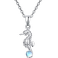 Sea Horse Necklace Pendant Seahorse Jewelry Birthday Gift 925 Sterling Silver