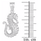 Sea Horse Charm Bracelet Pendant for Necklace Seahorse Jewelry Birthday Gift 925 Sterling Silver