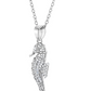 Sea Horse Necklace Diamond Pendant Seahorse Jewelry Birthday Gift 925 Sterling Silver