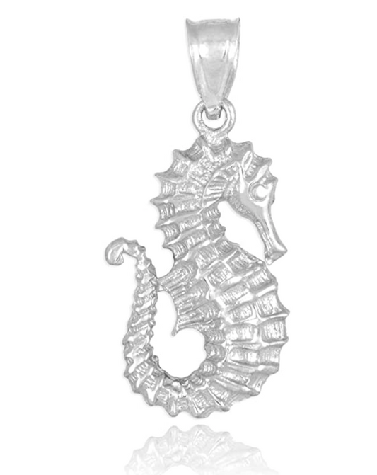 Cute Sea Horse Necklace Pendant Seahorse Jewelry Birthday Gift 925 Sterling Silver