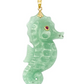 14K Gold Jade Sea Horse Charm Bracelet Pendant for Necklace Seahorse Jewelry Birthday Gift