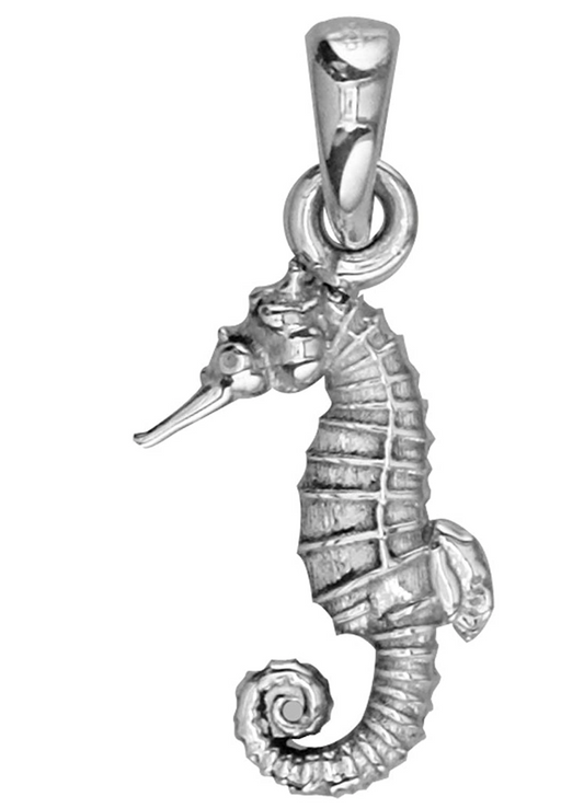 Sea Horse Charm Pendant for Necklace Seahorse Jewelry Birthday Gift 925 Strling Silver