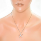 Starfish Charm Pendant Necklace Star Fish Jewelry Birthday Gift 925 Sterling Silver Chain 18in.