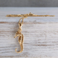 Gold 925 Sterling Silver Sea Horse Charm Bracelet Pendant Necklace Seahorse Jewelry Birthday Gift