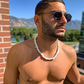 Natural White Puka Shells Natural Beaded Rope Cord Hawaiian Necklace Lucky Charm Chain Birthday Gift 14 - 20in.