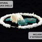 Natural White Puka Shells Natural Beaded Rope Cord Hawaiian Necklace Lucky Charm Chain Birthday Gift 14 - 20in.