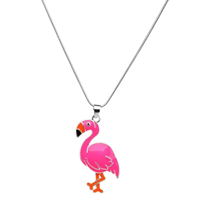 Little Girls Beautiful Unicorn Necklace Crown Mermaid Tail Pendant Alpaca LLama Flamingo  Jewelry Sea Ocean Birthday Gift 18in.