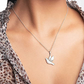 Cute White Opal Dove Necklace Diamond Pendant Holy Dove Jewelry Birthday Gift 925 Sterling Silver 18in.