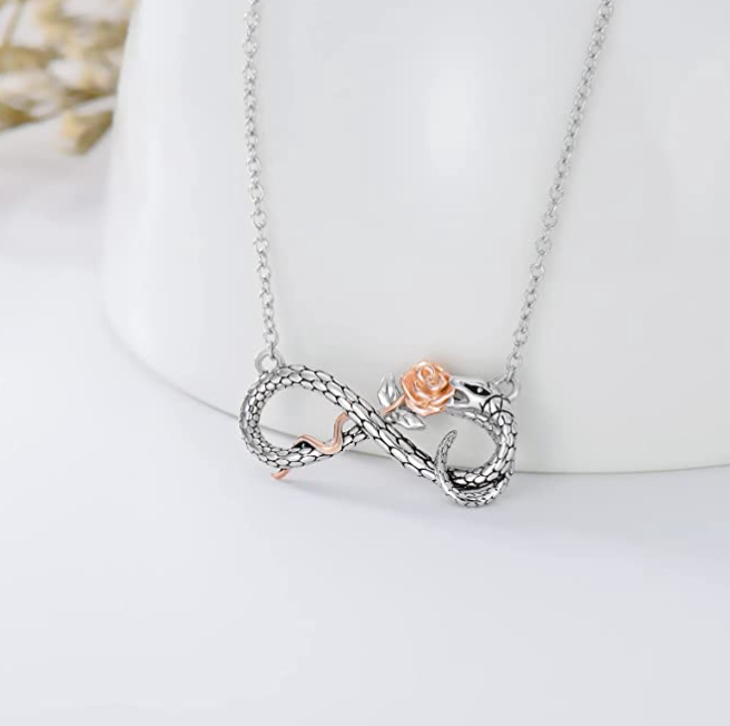 Cow Cat Elephant Unicorn Snake Butterfly Shark Dolphin Fairy Pendant Diamond Heart Love Necklace]Jewelry Birthday Gift Chain 925 Sterling Silver 18in.