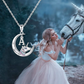Girls Letter Name Cute Unicorn Diamond Pendant Pink Blue Purple Unicorn Kids Jewelry Birthday Gift 925 Sterling Silver Chain 18in.