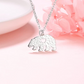 Cute Love Bear Necklace Pendant Heart Bear Jewelry Women Mother Wife Girl Gift 925 Sterling Silver Chain 18in.