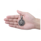 Bear Medallion Necklace Pendant Black Celtic Bear Jewelry Black Norse Viking Hunter Nordic Gift Stainless Steel 24in.