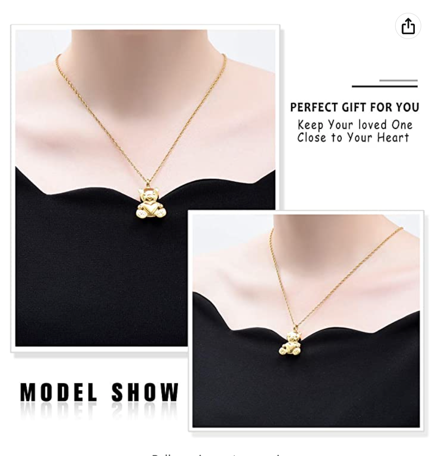 Cute Necklaces Long Chain, Pendant Necklaces Girls Heart