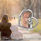 Bear Hug Love Heart Necklace Diamond Pendant Rose Gold Bear Jewelry Women Mother Wife Girl Gift 925 Sterling Silver Chain 18in.