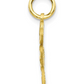 10K Gold Shamrock Charm Bracelet Pendant For Necklace Four Leaf Clover Heart Love Jewelry Lucky Irish St. Patrick Gift