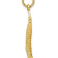 14K Gold Bald Eagle Pendant For Necklace Gold Charm Bracelet Bald Eagle Bird Jewelry Father Dad Gift
