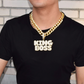 Custom King Bubble Letter Necklace Name Pendant Chain Gold Silver Diamond Hip Hop Jewelry #20