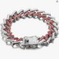 Zig Zag Curb Link Bracelet Diamond Gold Silver Tone Miami Cuban Link Chain Spike Bracelet Bracelet Hip Hop Iced Out Bling