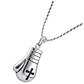 Boxing Gloves Necklace Jewelry Bonnie Silver Boxing Gloves Chain Stainless Steel 20in.