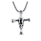 Skull Cross Demon Necklace Death Chain Gift Witch Devil Cross Scary 24in.