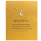 Beautiful Butterfly Necklace Butterfly Jewelry Pendants Butterfly Tennis Chain Birthday Gift Silver Color 18in.